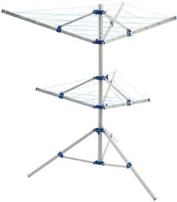 Brunner LAUN-TREE 3A Wasrek met Uitschuifbare Droogarmen - 14 Meter Drooglijn - Inklapbaar - Aluminium Frame — thumbnail 1
