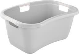 keeper Ergonomische wastobbe, antislip zachte handgrepen, 50 l, Janne, Nordic Grey — thumbnail 2