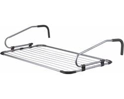 Droogrek voor balkon en binnen - ruimtebesparend - 1 stuk - antraciet - 106 x 55 cm