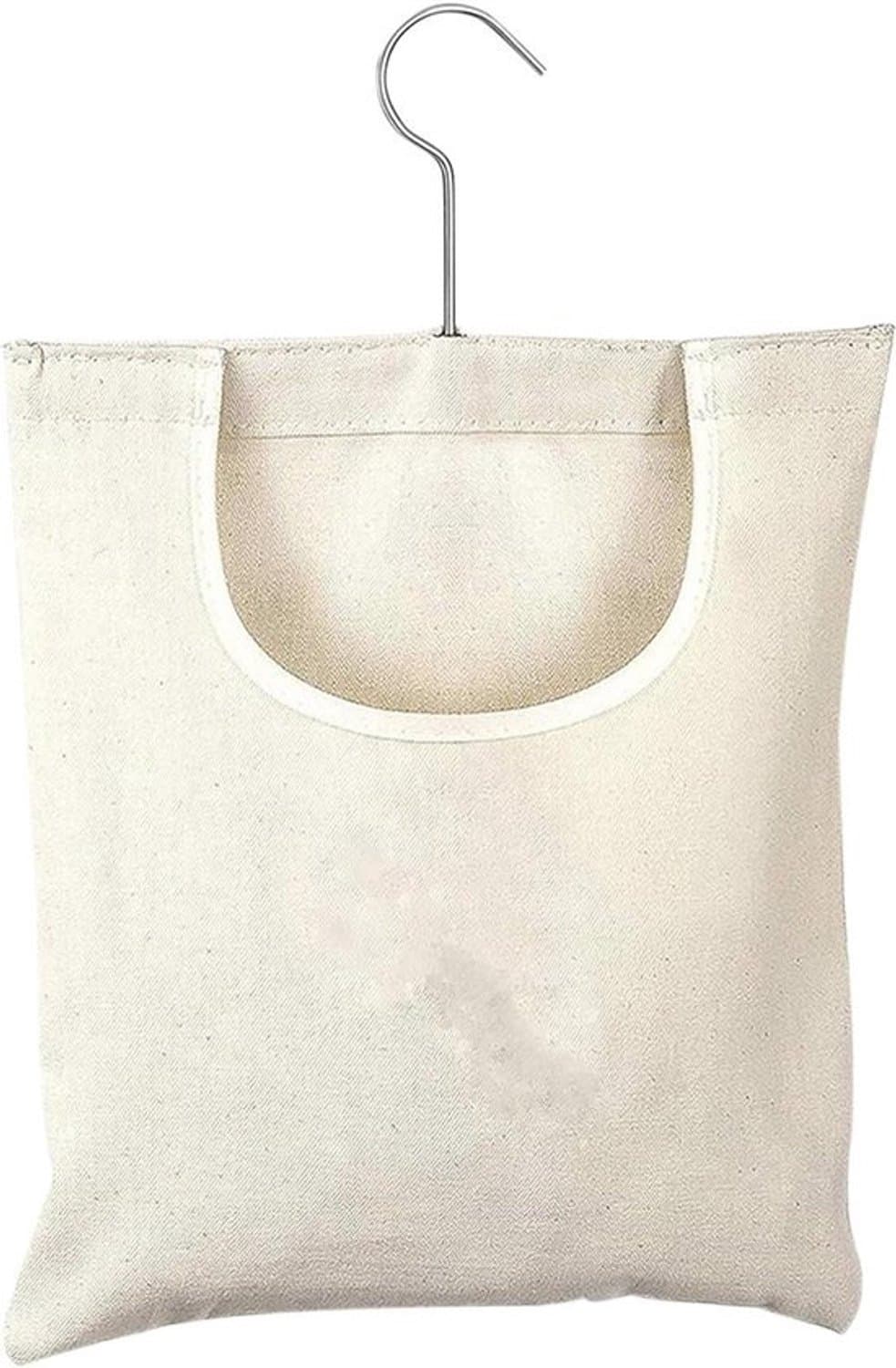 Wasknijperhouder - Opbergtas voor klemmen - Voor kleding ophangen - Waterdicht en stofvrij - 30 x 20 cm - Grijs — afbeelding 1
