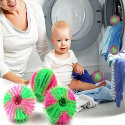 Wasballen Anti-pluis 6 stuks - Verwijdert haar en pluisjes — thumbnail 4