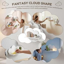 Wolk plank 3 stuks schattige opbergorganizer — thumbnail 2