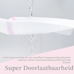 Set van 2 wasnetten voor wasmachine - Wit - 50 x 60 cm - Premium Bescherming met Verborgen Ritssluiting - Voor Fijne Was — thumbnail 2