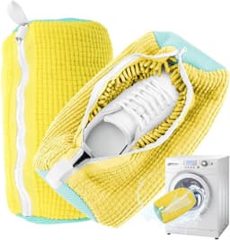 Set van 2 waszakken voor schoenen, ideaal voor delicate items, met 360 graden bescherming en optimale reiniging in de wasmachine — thumbnail 1