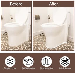 Afdichtingstape, afdichtingstape, afdichtingstape met 1 stuk gele schraper, voor keuken, badkamer, toilet, wandplafond (3.8cm x 3.2m) — thumbnail 3
