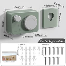Retractable Waslijn voor Binnen en Buiten - Intrekbare Kledinglijn — thumbnail 2