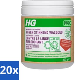 HG Eco Wasmiddeltoevoeging tegen Stinkend Wasgoed 500 gr - Bulkverpakking - 20 stuks — thumbnail 5
