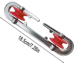 Aluminium Waslijn Verspreider voor Zware Belastingen - Katrol Accessoires voor Lange Waslijn — thumbnail 2
