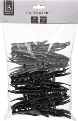 5five Wasknijpers - kunststof - 96x stuks - 8,5 cm - was ophangen — thumbnail 3