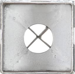 vidaXL - Grondpinnen - 12 - st - 8x8x76 - cm - gegalvaniseerd - staal - zilverkleurig — thumbnail 3