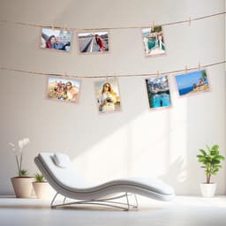 Houten knijpers 120 stuks 2.5 x 0.3 cm met 10 m touw, kleine clips voor foto's, kaarten en feestdecoraties — thumbnail 3