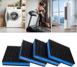 Wasmachine Dempers - Anti-slip Pads - Apparaten Stabiliseren - Vochtbestendig Ontwerp - 4 Stuks - Zwart — thumbnail 5