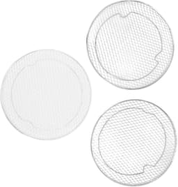 Dailygoods- Droogrek Stapelbaar - Set van 3 - Roestvrij Staal - Voor Luchtfriteuse - Vleesdehydratatie - Geschikt voor Drogen van Voedsel - Dehydrator — thumbnail 3