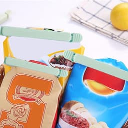 Zak Sluitclips - Voedsel Clips - Keuken Organisatie - Stevig PP Materiaal - 20 Stuks - Groen — thumbnail 5