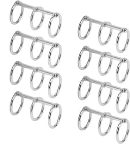 Dailygoods- Inbindringen Gegalvaniseerd Metaal - Herbruikbare Notebookringen - 3 Gaten - Losbladige Binding - Robuust Ontwerp - Superieure Functionaliteit - Notitieboekringen — thumbnail 3