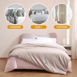 SnelShoppen - 24 Stuks Dekbedclips voor het Fixeren van Dekbedden, Kleding, Beddengoed, Gordijnen, Multifunctionele Bevestigingsclips, Wit — thumbnail 3