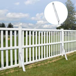 SnelShoppen - Bottom Manker Storm Anchor voor Privacy Scherm, Gegalvaniseerd Staal, Grondankers voor Tuinhekken, Postankers voor Tuin, Windanker voor — thumbnail 2