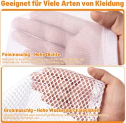 Dailygoods - Wasnetten Set van 4 - Bescherm je Kleding in de Wasmachine — thumbnail 3