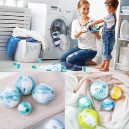 Dailygoods - 24 Stuks Herbruikbare Dierenhaar Verwijderingsballen - Lintvrije Wasballen voor Wasmachine — thumbnail 3