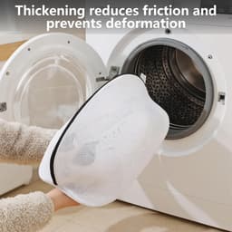 Solidchoice - 9-delige set wasnet wasmachine, mesh, drievoudige dikte, net, wasmachine, sets in meerdere maten, herbruikbaar, waszak, schoenen, wasmachine voor sneakers — thumbnail 5
