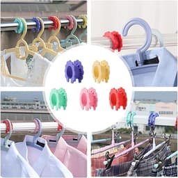 10 Stuks Winddichte Kledinghangergespen - Antislip Drooglijn - Bevestigingsgesp Voor Waslijn - Antislip Hangerclips - Lichtgewicht Wasbevestigingsgespen - Geschikt Voor Waslijnen, Kledinghangers, Kamperen En Reizen — thumbnail 4