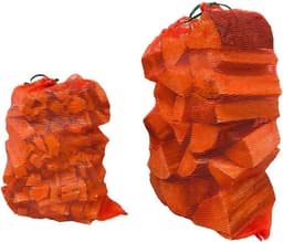 Sterke Gaaszakken - Netzakken Opbergzakken - Hout Opslag - Glad Binnenwerk - 100 Stuks Groot - Rood — thumbnail 1