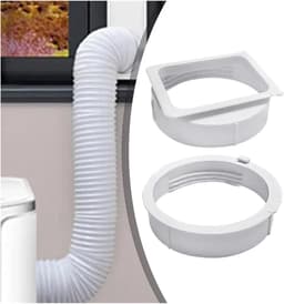 Générique 150 mm draagbare Air Conditioning Exhaust Duct Interface Pipe Connector Air Conditioner Accessoires Raam Adapter (A 15 cm) — thumbnail 4