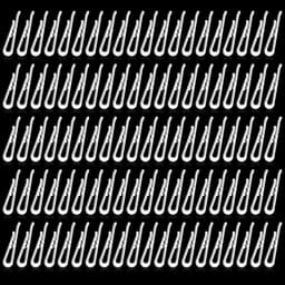 Thijox - 300 stuks Transparante Kledingklemmen, U-vormige Krokodillenklemmen, Kunststof Wasknijpers voor Overhemden, Broeken, Stropdassen, Sokken, Hui — thumbnail 1