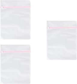 Wasnet voor wasmachine - 3 stuks, 60 x 60 cm, fijnmazig waszak voor delicate kleding, blouses en beddengoed, ideaal voor reisopslag en bescherming tijdens het wassen — thumbnail 1