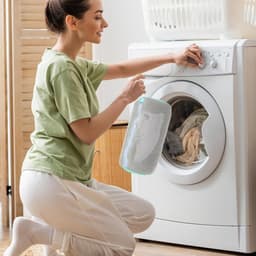Set van 2 Herbruikbare Schoenwaszakken voor Sneakers, Geschikt voor Wasmachine en Droger, 360 Graden Reiniging — thumbnail 3