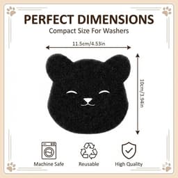 Haarfilters voor wasmachine 8 stuks - herbruikbaar - met smiley-gezicht - effectief voor dierenharen - ShopVlot — thumbnail 2
