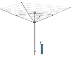 Droogmolen Tuin - Wasmolen Buiten - Was Drogen - Aluminium Frame - 50 meter - Zilver