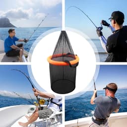 Aas Emmer - Hengelsport Mand - Aas Vers Houden - Anti-Ontsnapping Ritssluiting - 27x27x7 cm - Zwart — thumbnail 3