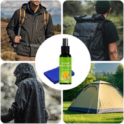 Textiel Beschermspray - Waterafstotendmiddel - Outdoor Bescherming - Nanotechnologie Coating - 50 ml - Transparant — thumbnail 5