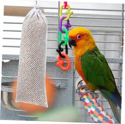 Voederzakken Vogels - Hangende Netzakken - Vogels Voeren - Herbruikbaar Polyester - 8 Stuks - Groen — thumbnail 4