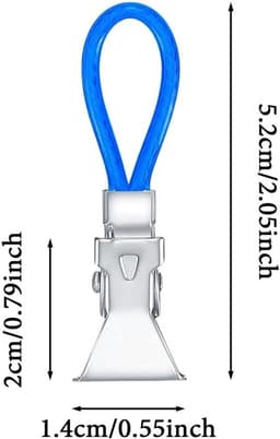 Handdoekclips 25 Stuks - Handdoekhouder - Handdoekklemmen - Ophanghaakjes - Roestvrij Staal - Duurzaam Design - Handdoekhangers — thumbnail 2