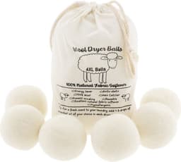 Drogerballen - Wasbollen - Wasdroger ballen - Energiebesparend - Herbruikbare Wollen drogerballen - Dryerballs - Wasballen - 6 stuks — thumbnail 5