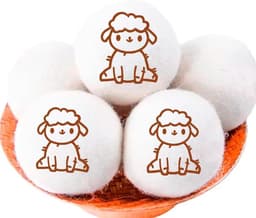 SnelShoppen - Set van 6 Wolballen voor Wasdroger - Milieuvriendelijke en Herbruikbare Droogballen - Efficiënt Drogen, Vermindert Statische Elektricite — thumbnail 1