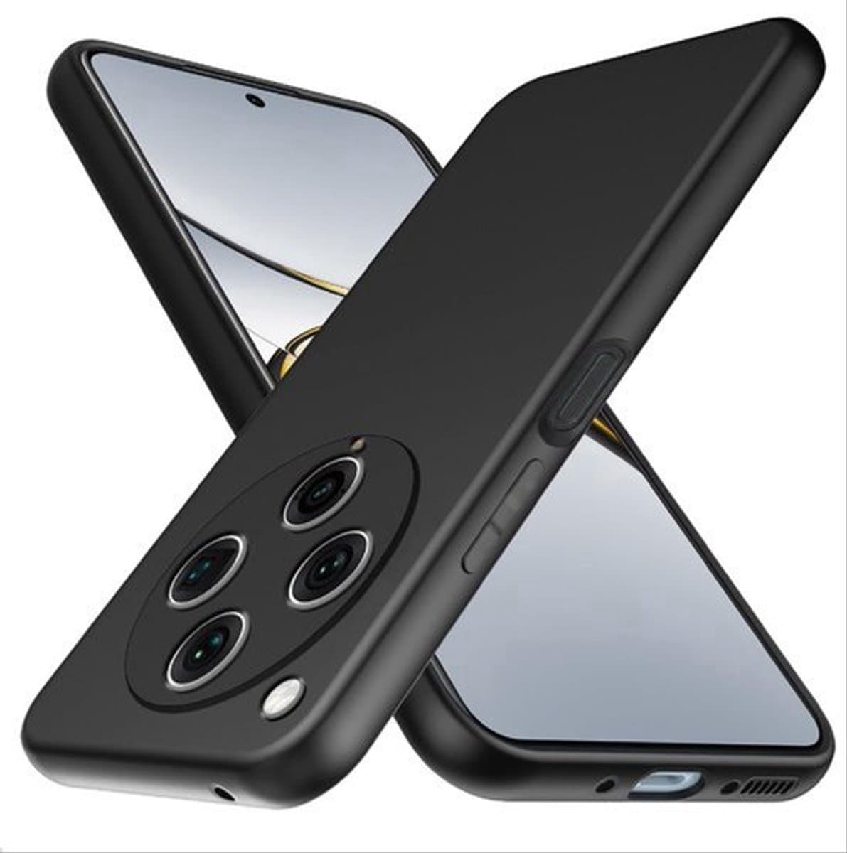 Allecto - Find X8 - Telefoonhoesje - Slank en flexibel - Zwart — afbeelding 1
