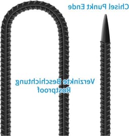 6 Stuks Grondankers 30 cm Lang, U-Haak Tent Pegs voor Beveiliging van Tent, Trampoline en Tuinpolen — thumbnail 3