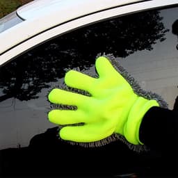 2 Stks Autowas Handschoenen Vinger, Washandschoen Microvezel Auto, Autowashandschoen Reinigingshandschoenen Ultra Lage Wrijving Wasdoek Voor Auto Wielen Reiniging & Huishoudelijke Reiniging — thumbnail 5
