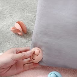 12 stuks dekbedclips, naaldvrije dekbedclips, zonder naald, antislip, quiltclips voor dekbedden, lakens, handdoeken — thumbnail 4