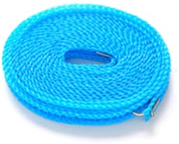 8m antislip waslijn - Winddicht en stabiel - Nylon - Eenvoudig te installeren - Geschikt voor binnen- en buitengebruik - Blauw — thumbnail 1