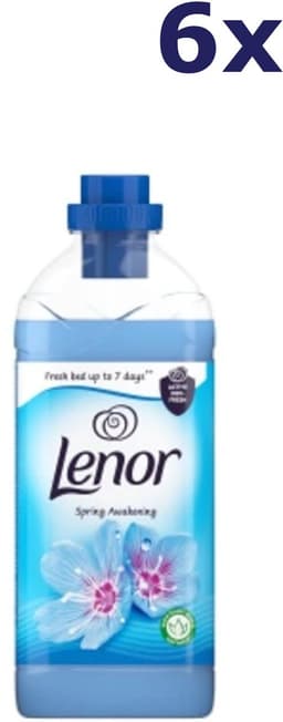 Lenor - Spring Awakening - Wasverzachter - 384 Wasbeurten - 6x 1600ml - XL Pack - Voordeelverpakking — thumbnail 1