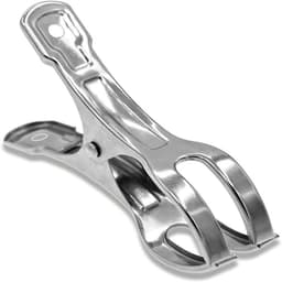 Allecto Plus - 6 stuks Strandhanddoekclips 85 cm - Roestvrij Staal - Windbestendig - Wasknijpers voor Strandlakens - Kleding - Tapijt — thumbnail 4