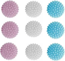 9-delige Set Wasballen voor de Wasdroger - Herbruikbare Droogballen voor Pluizige Was - Tumble Dryer Balls - Wasdroger Ballen - Hedgehog Balls — thumbnail 1