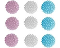 9-delige Set Wasballen voor de Wasdroger - Herbruikbare Droogballen voor Pluizige Was - Tumble Dryer Balls - Wasdroger Ballen - Hedgehog Balls