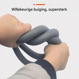 TOVBMUP 1,5 meter wasmachineslang - afvoerverlengslang - vaatwasserslang - universeel - inclusief 1 slangaansluiting en 2 slangklemmen - geschikt voor standaard wasmachines, vaatwassers en drogers. — thumbnail 4