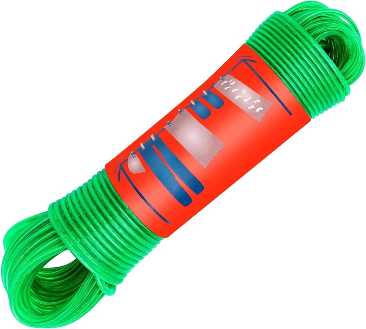 Allecto Plus - Waslijn 10 Meter Lang Stalen Kern Waterdicht & Robuust - Voor Outdoor en Camping — afbeelding 1