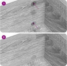 vidaXL - Zelfklevende - schroefcover - 2 - pcs - Grijs - Sonoma - Ø - 20 - x - 0,5 - mm — thumbnail 4
